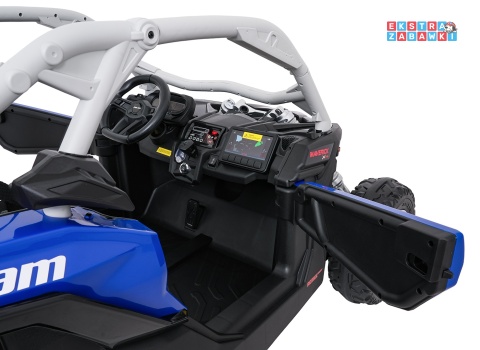 Maverick Turbo RR buggy na akumulator 4x4 - niebieski, 4x200W 24V/14Ah, koła EVA, ekoskóra, LED [DK-CA001.NEW]