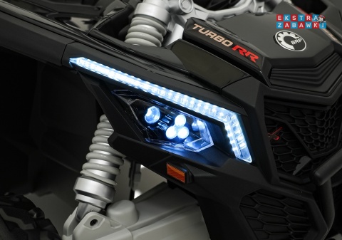 Maverick Turbo RR buggy na akumulator 4x4 - niebieski, 4x200W 24V/14Ah, koła EVA, ekoskóra, LED [DK-CA001.NEW]