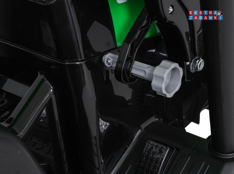 Mega traktor D68 z łyżką na akumulator - zielony, 2x200W, 24V/10Ah, ekoskóra, pilot, LED [JS3158B]