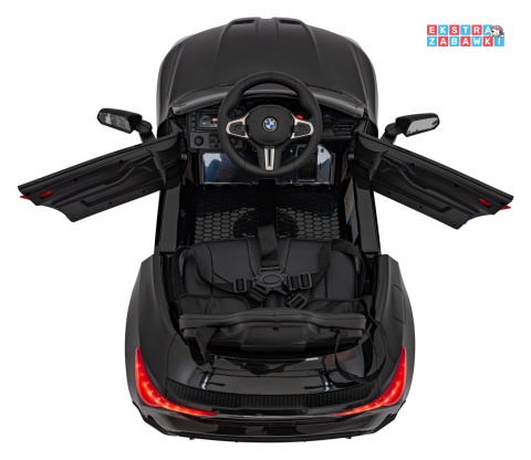 BMW M4 na akumulator - czarny, 2x35W 12V/14Ah, pilot, ekoskóra, EVA, LED, panel muzyczny [SX2418]