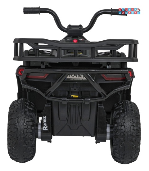 Quad ATV Robust 01 na akumulator - czarny, 4x35W 12V/7Ah, EVA, LED, ekoskóra [XMX-651]