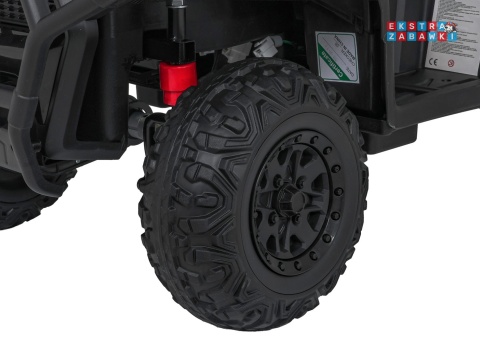 Quad ATV Robust 01 na akumulator - czarny, 4x35W 12V/7Ah, EVA, LED, ekoskóra [XMX-651]