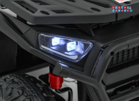 Quad ATV Robust 01 na akumulator - czarny, 4x35W 12V/7Ah, EVA, LED, ekoskóra [XMX-651]