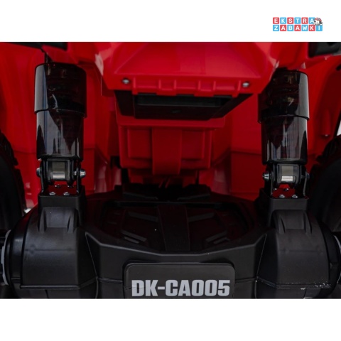 Czerwony Quad CAN-AM Outlander ATV na akumulator - 4x200W, 24V/7Ah, EVA, LED, ekoskóra [CA005]