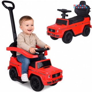 Jeździk Mercedes G-Class pchacz autko dla dzieci z dźwiękami czerwony [ZA6173]
