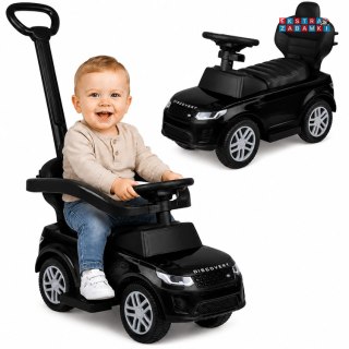 Jeździk pchacz 2w1 Range Rover z dźwiękami dla dzieci czarny [ZA6171]
