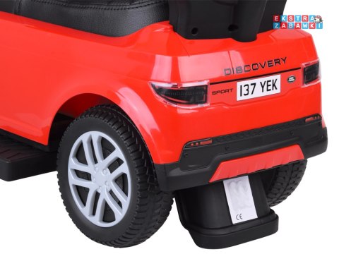 Jeździk pchacz 2w1 Range Rover z dźwiękami dla dzieci czerwony [ZA6171]