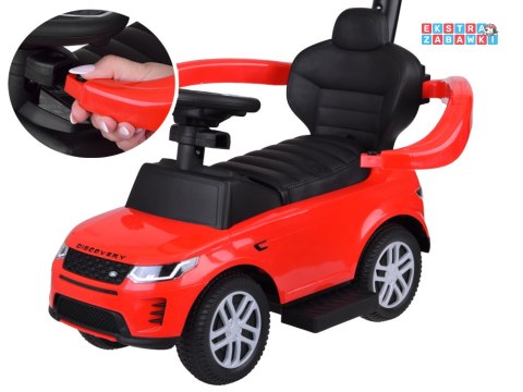 Jeździk pchacz 2w1 Range Rover z dźwiękami dla dzieci czerwony [ZA6171]