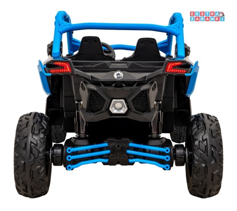 Maverick Turbo RR buggy dwuosobowy na akumulator - niebieski, 4x200W 24V/20Ah, koła EVA, ekoskóra, LED [DK-CA001]
