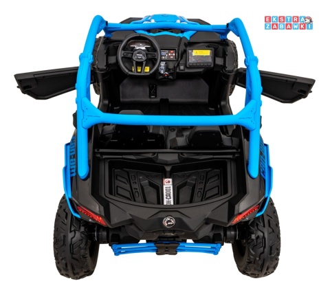 Maverick Turbo RR buggy dwuosobowy na akumulator - niebieski, 4x200W 24V/20Ah, koła EVA, ekoskóra, LED [DK-CA001]