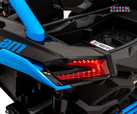 Maverick Turbo RR buggy dwuosobowy na akumulator - niebieski, 4x200W 24V/20Ah, koła EVA, ekoskóra, LED [DK-CA001]