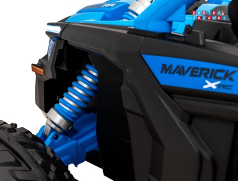 Maverick Turbo RR buggy dwuosobowy na akumulator - niebieski, 4x200W 24V/20Ah, koła EVA, ekoskóra, LED [DK-CA001]