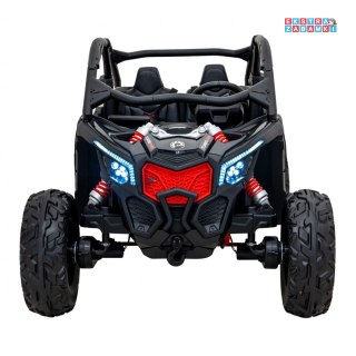 Maverick Turbo RR Buggy na pompowanych kołach dwuosobowy na akumulator - beżowy, 4x200W 24V/20Ah, ekoskóra, LED [DK-CA001.AIR]
