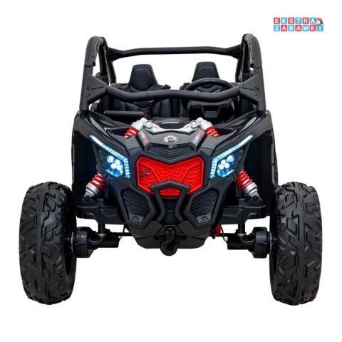 Maverick Turbo RR Buggy na pompowanych kołach dwuosobowy na akumulator - beżowy, 4x200W 24V/20Ah, ekoskóra, LED [DK-CA001.AIR]