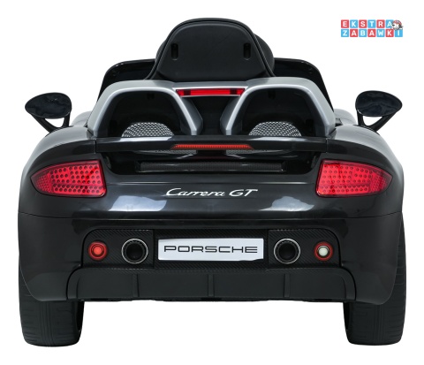 Porsche 911 Carrera na akumulator - czarny, 2x35W 12V/7Ah, pilot, EVA, ekoskóra, 2 prędkości, pasy, LED [PA.712]