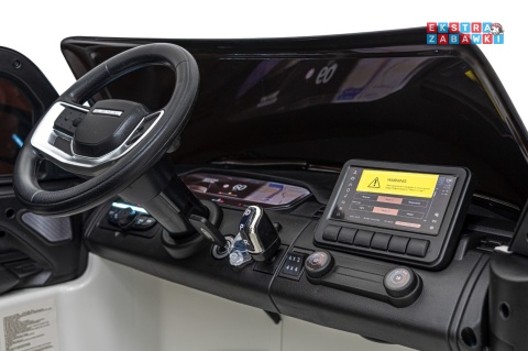Range Rover SUV Lift na akumulator - biały, 4x35W 12V/14Ah, pilot, EVA, ekoskóra, pasy, LED, BT [DK-RR998]