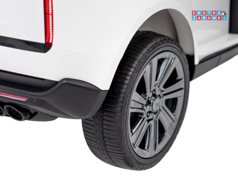 Range Rover SUV Lift na akumulator - biały, 4x35W 12V/14Ah, pilot, EVA, ekoskóra, pasy, LED, BT [DK-RR998]
