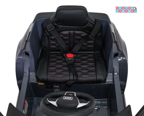 Audi RS6 Avant na akumulator - szary, 4x35W 12V/9Ah, pilot, EVA, LED, pokrowiec [QLS-8620]