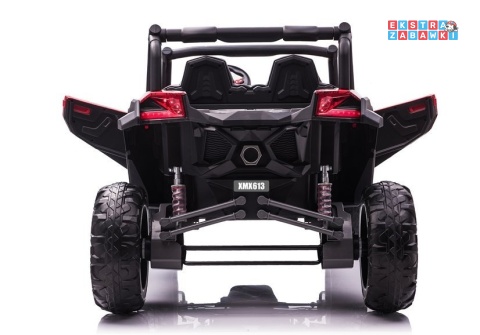 Buggy UTV-MX Spider lakierowany dwuosobowy na akumulator - czerwony, 4x60W 24V/7Ah, pilot, MP4, do 8 km/h, EVA, LED [7776]