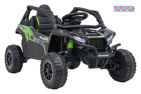 Buggy Kawasaki Teryx KRX1000 na akumulator - czarny, 4x4, 2x45W i 2x20W 24V/5Ah, pilot, EVA, ekoskóra, pokrowiec [JS330]