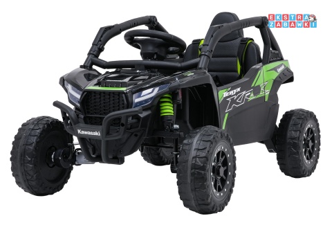 Buggy Kawasaki Teryx KRX1000 na akumulator - czarny, 4x4, 2x45W i 2x20W 24V/5Ah, pilot, EVA, ekoskóra, pokrowiec [JS330]