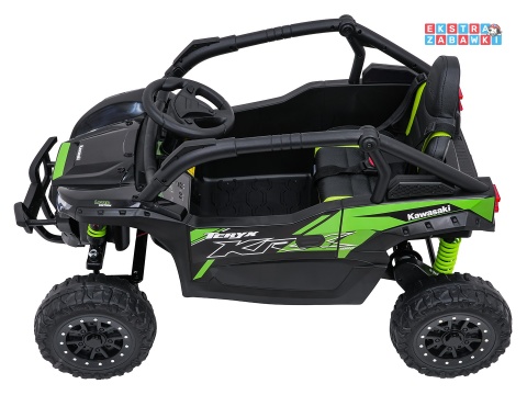 Buggy Kawasaki Teryx KRX1000 na akumulator - czarny, 4x4, 2x45W i 2x20W 24V/5Ah, pilot, EVA, ekoskóra, pokrowiec [JS330]