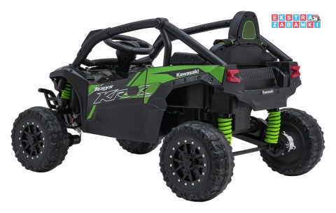 Buggy Kawasaki Teryx KRX1000 na akumulator - czarny, 4x4, 2x45W i 2x20W 24V/5Ah, pilot, EVA, ekoskóra, pokrowiec [JS330]
