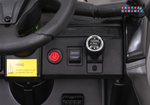 Buggy Kawasaki Teryx KRX1000 na akumulator - czarny, 4x4, 2x45W i 2x20W 24V/5Ah, pilot, EVA, ekoskóra, pokrowiec [JS330]