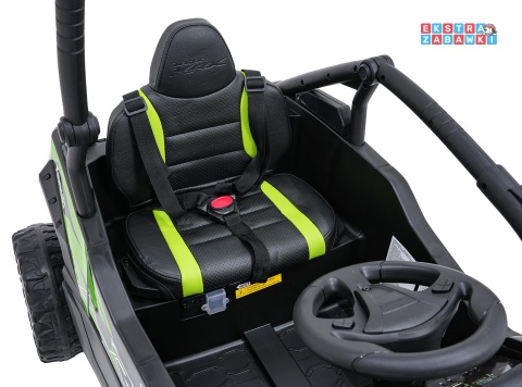 Buggy Kawasaki Teryx KRX1000 na akumulator - czarny, 4x4, 2x45W i 2x20W 24V/5Ah, pilot, EVA, ekoskóra, pokrowiec [JS330]