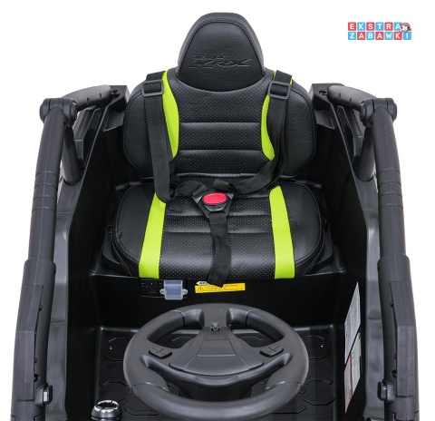 Buggy Kawasaki Teryx KRX1000 na akumulator - czarny, 4x4, 2x45W i 2x20W 24V/5Ah, pilot, EVA, ekoskóra, pokrowiec [JS330]