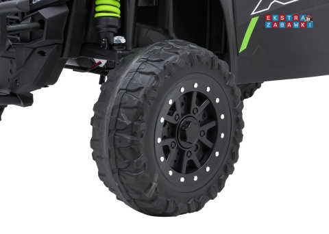 Buggy Kawasaki Teryx KRX1000 na akumulator - czarny, 4x4, 2x45W i 2x20W 24V/5Ah, pilot, EVA, ekoskóra, pokrowiec [JS330]