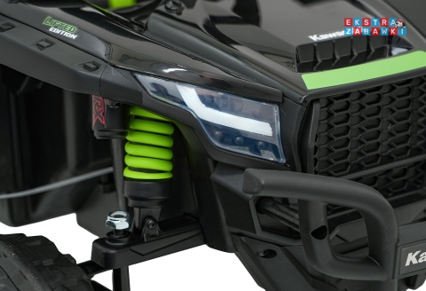 Buggy Kawasaki Teryx KRX1000 na akumulator - czarny, 4x4, 2x45W i 2x20W 24V/5Ah, pilot, EVA, ekoskóra, pokrowiec [JS330]