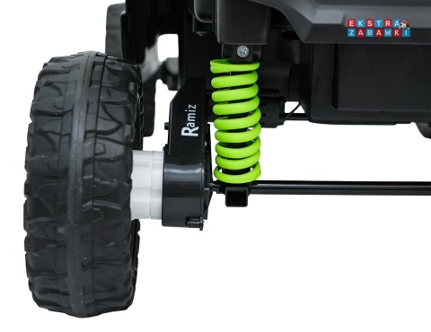 Buggy Kawasaki Teryx KRX1000 na akumulator - czarny, 4x4, 2x45W i 2x20W 24V/5Ah, pilot, EVA, ekoskóra, pokrowiec [JS330]