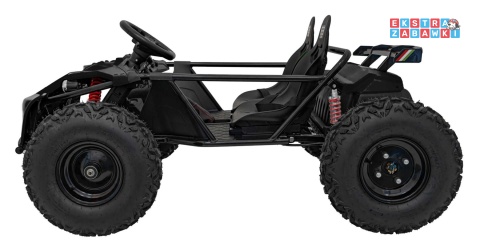 Ogromny gokart GENERAL 63 dwuosobowy na akumulator - czarny, 1x800W 48V/20Ah, silnik bezszczotkowy, pokrowiec [SX2358]