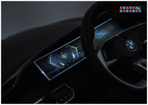 BMW i4 JE1009 na akumulator - czarny, 4x45W 12V/7Ah, pilot, EVA, ekoskóra, pas, LED, BT [29011]