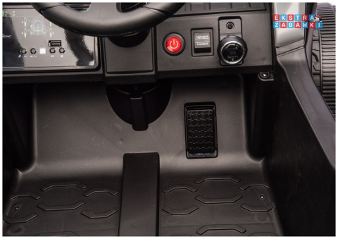 Kawasaki JS330 buggy na akumulator - niebieski, 2x100W, EVA, ekoskóra, LED, Bluetooth, pilot [28761]