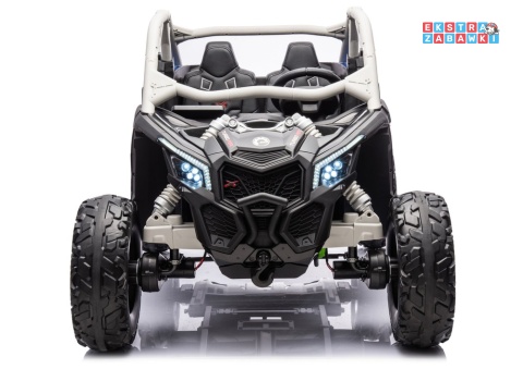 Buggy Maverick CAN-AM Turbo DK-CA001 - niebieski lakierowany, 4x200W 24V/14Ah, pilot, pompowane koła, panel muzyczny [31720]
