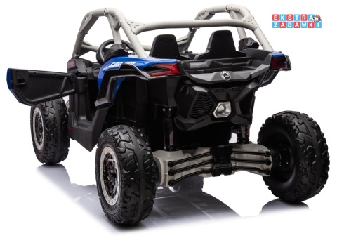 Buggy Maverick CAN-AM Turbo DK-CA001 - niebieski lakierowany, 4x200W 24V/14Ah, pilot, pompowane koła, panel muzyczny [31720]