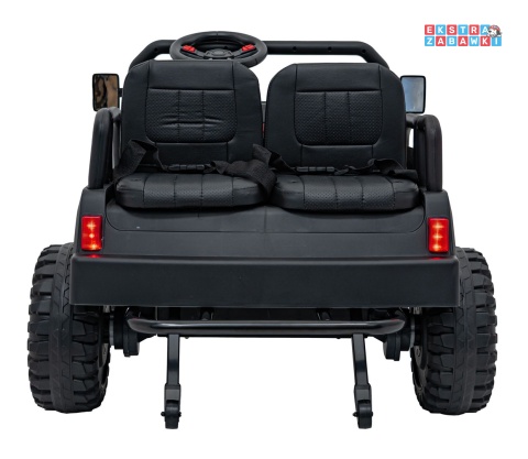 Champion buggy na akumulator dwuosobowy - biały, 2x200W 24V/9Ah, pilot, ekoskóra, EVA [XMX-650C]