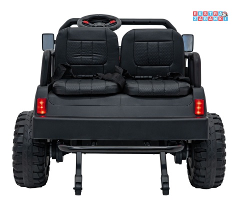 Champion buggy na akumulator dwuosobowy - zielony, 2x200W 24V/9Ah, pilot, ekoskóra, EVA [XMX-650C]