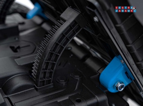 HC-307 Pojazd Farmer Truck UTV Racing na akumulator 4x4 - niebieski, 4x75W 24V/7Ah, ekoskóra, EVA, USB, Pasy, LED [HC-307]