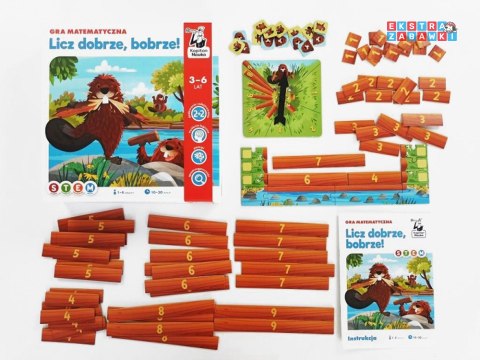 Kapitan Nauka - Licz dobrze, bobrze! matematyczna gra edukacyjna [GR0673]