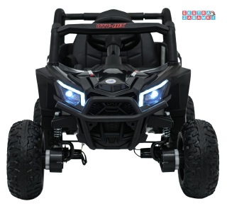 Madman UTV-MX buggy na akumulator 4x4 - czarny, 4x35W 12V/10Ah, pilot, EVA, LED, ekoskóra [XMX-631]
