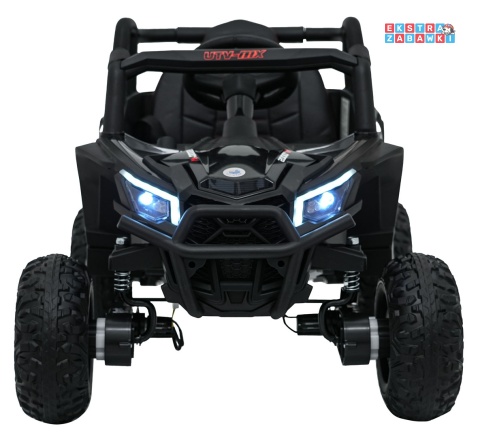 Madman UTV-MX buggy na akumulator 4x4 - czarny, 4x35W 12V/10Ah, pilot, EVA, LED, ekoskóra [XMX-631]