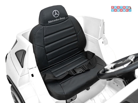 Mercedes Benz EQA 250 na akumulator - biały, 4x35W 12V/10Ah, ekoskóra, EVA, LED, Bluetooth, pilot - [XMX-625]