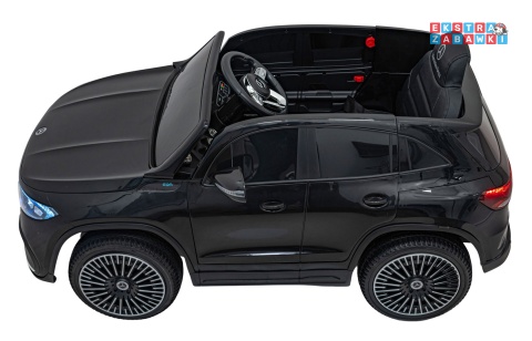 Mercedes Benz EQA 250 na akumulator - czarny, 4x35W 12V/10Ah, ekoskóra, EVA, LED, Bluetooth, pilot - [XMX-625]