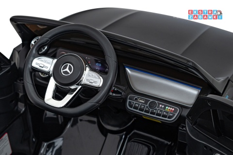 Mercedes Benz EQA 250 na akumulator - czarny, 4x35W 12V/10Ah, ekoskóra, EVA, LED, Bluetooth, pilot - [XMX-625]