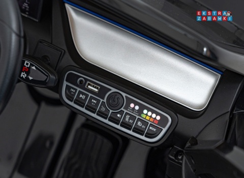Mercedes Benz EQA 250 na akumulator - czarny, 4x35W 12V/10Ah, ekoskóra, EVA, LED, Bluetooth, pilot - [XMX-625]