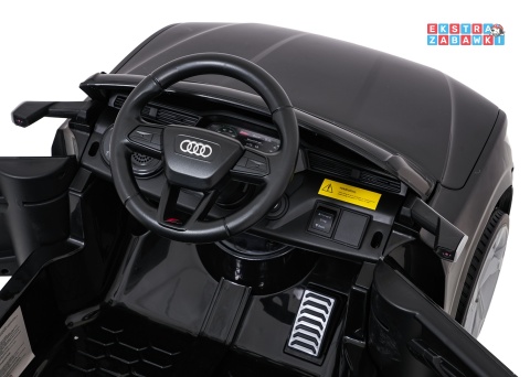 Audi SQ8 4x4 na akumulator - czarny, 4x35W 12V/9Ah, pilot, EVA, LED, ekoskóra, pas, panel muzyczny [HZB-SQ8]