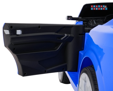 Audi SQ8 4x4 na akumulator - niebieski, 4x35W 12V/9Ah, pilot, EVA, LED, ekoskóra, pas, panel muzyczny [HZB-SQ8]